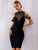 Adyce Studded Detail Backless Bandage Dress