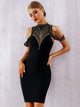 Adyce Studded Detail Backless Bandage Dress