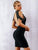 Adyce Studded Detail Backless Bandage Dress