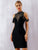 Adyce Studded Detail Backless Bandage Dress