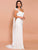 Missord Split Thigh Asymmetrical Neck Maxi Prom Dress