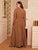 Plus Pleated Hem Surplice Maxi Dress