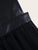 Contrast PU Pleated Hem Chiffon Dress
