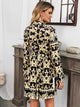 Glamaker Scroll Print Button Front Shirt Dress