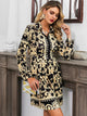 Glamaker Scroll Print Button Front Shirt Dress