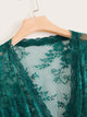 Plus Floral Lace Dress With Thong