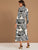 Button Through Graphic Print Shirt Dress