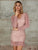 Double Crazy Frill Ruffle Hem Bodycon Lace Dress