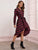 Tartan Belted High Low Hem Shirt Dress