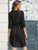 Striped Self Tie High Low Dress