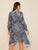 Asymmetric Hem Graphic Print Dress