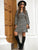 Dalmatian Print Drawstring Waist Dress
