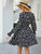 Ditsy Floral Shirred Waist Swing Dress