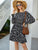 Ditsy Floral Shirred Waist Swing Dress