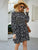 Ditsy Floral Shirred Waist Swing Dress