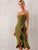 Adyce Backless Wrap Ruffle Hem Cami Dress