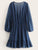 Swiss Dot Surplice Front Ruffle Hem Chiffon Dress