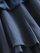 Swiss Dot Surplice Front Ruffle Hem Chiffon Dress