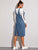 Pocket Side Split Back Dungaree Dress