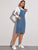Pocket Side Split Back Dungaree Dress