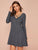 Double Crisscross Neck Tee Dress