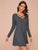 Double Crisscross Neck Tee Dress