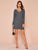 Double Crisscross Neck Tee Dress