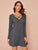 Double Crisscross Neck Tee Dress