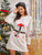 Poker Card Print Tee Dress