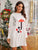 Poker Card Print Tee Dress