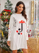 Poker Card Print Tee Dress
