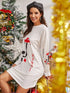 Poker Card Print Tee Dress