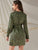 Leopard Print Self Tie Surplice Wrap Dress