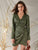 Leopard Print Self Tie Surplice Wrap Dress