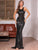 DKRX Backless Bodycon Sequin Dress