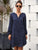 Polka Dot Notched Neck Shirt Dress