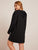 Plus Contrast Sequin Drawstring Hoodie Dress