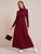 Funnel Neck Pocket Detail Maxi Dress