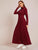 Funnel Neck Pocket Detail Maxi Dress