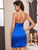 Solid Backless Cami Bodycon Dress