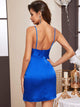Solid Backless Cami Bodycon Dress