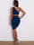 Joyfunear Asymmetrical Neck Cut Out Wrap Bodycon Dress