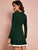 Contrast Trim Skater Dress