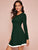 Contrast Trim Skater Dress