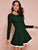 Contrast Trim Skater Dress