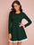 Contrast Trim Skater Dress