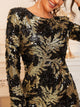 Zip Back Sequin Dress