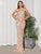 Missord Halter Neck Floor Length Sequin Prom Dress