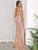 Missord Halter Neck Floor Length Sequin Prom Dress