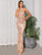 Missord Halter Neck Floor Length Sequin Prom Dress